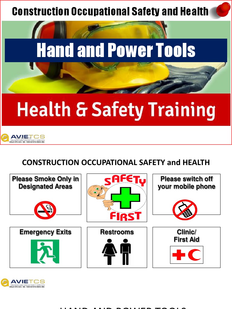 Construction Safety: Hand and Power Tools | PDF | Tools | Insulator ...