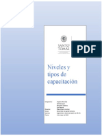 Niveles y Tipos de Capacitacion. Angelica - Camila - Benjamin - Luis