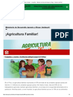 MT ¡Agricultura Familiar! - Campañas - MINDRA