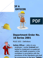 2 Roles of A Safety Officer