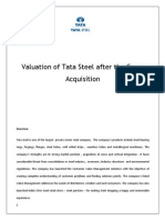 24463020 Valuation of Tata Steel After Corus Acquisition