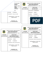 Tanda Peserta Ujian Sekolah 2023