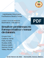 1-4 Reporte EscritoResolver Problemas en Forma Creativa y Tomar Decisiones