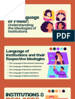 Language and Institutions