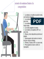 Modo Correcto de Sentarse Frente A La Computadora