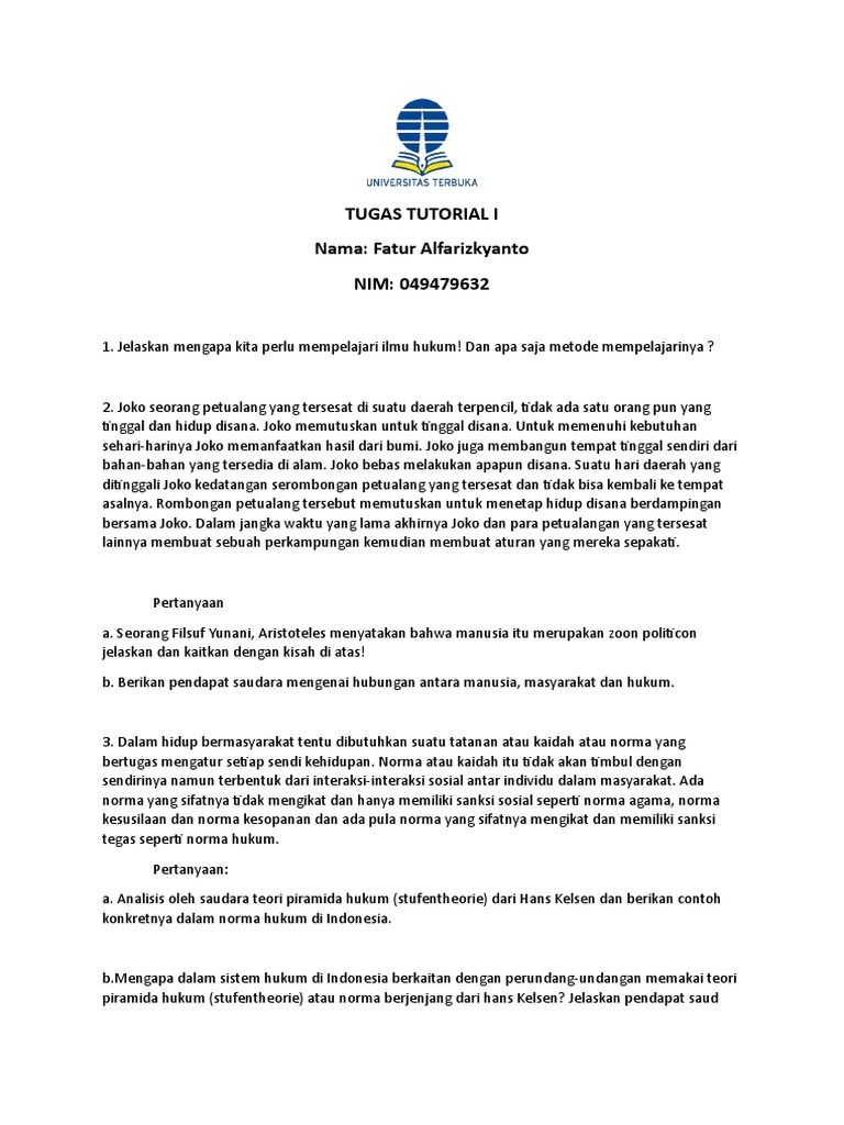 Tugas Tutorial 1 Phi Pdf