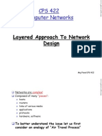 Computer Networks CPS 422: Layered Approach To Network Design