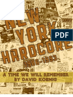 New York Hardcore Book - David Koenig - 2009