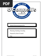 Download Method Statement Plastering by Natasa Grujicic SN64780285 doc pdf