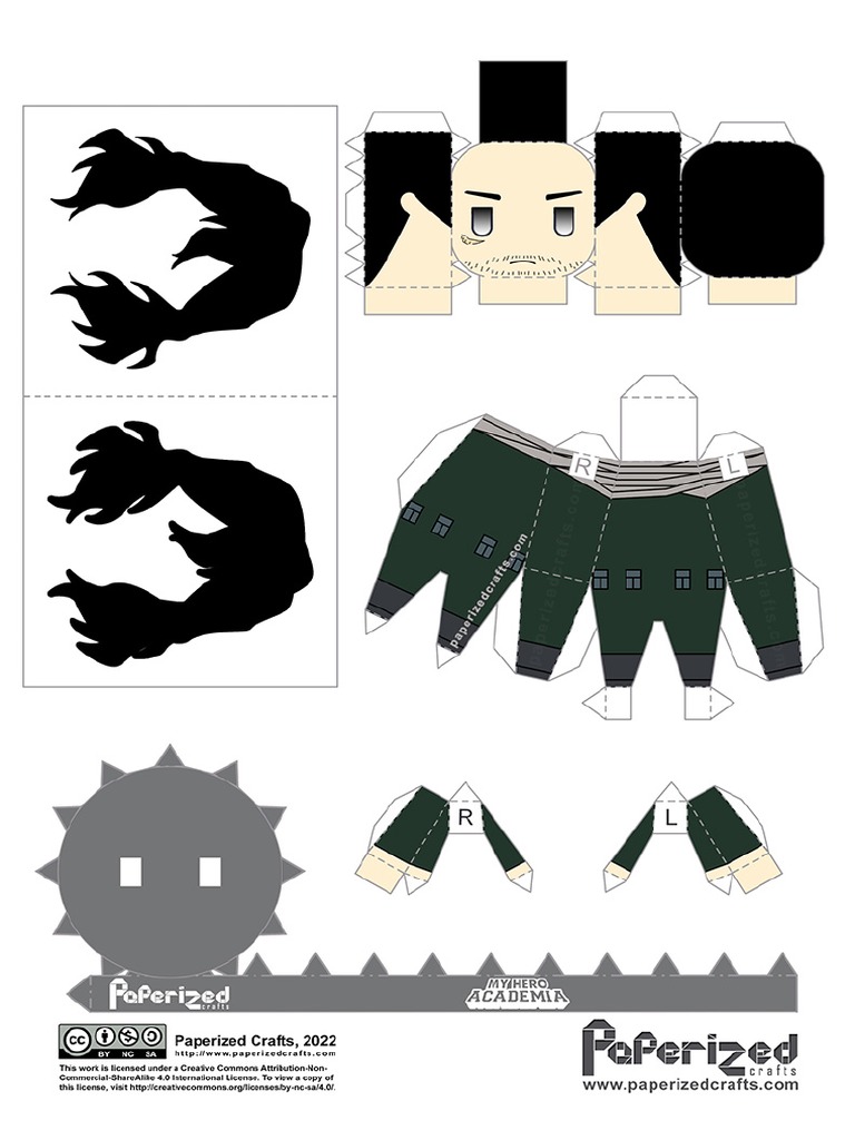 My Hero Academia - Shota Aizawa Paperized | PDF