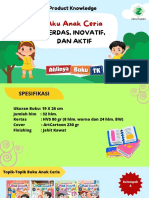 Presentasi Product Knowledge Buku Anak Majalah