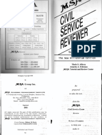 MSA Civil Serivice Reviewer