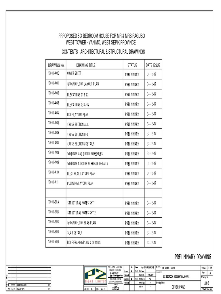 P2 Signs - 5X Bedroom House | PDF