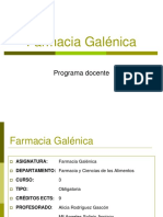 Farmacia Galenica Programa Docente OCW ModuloS Revisado