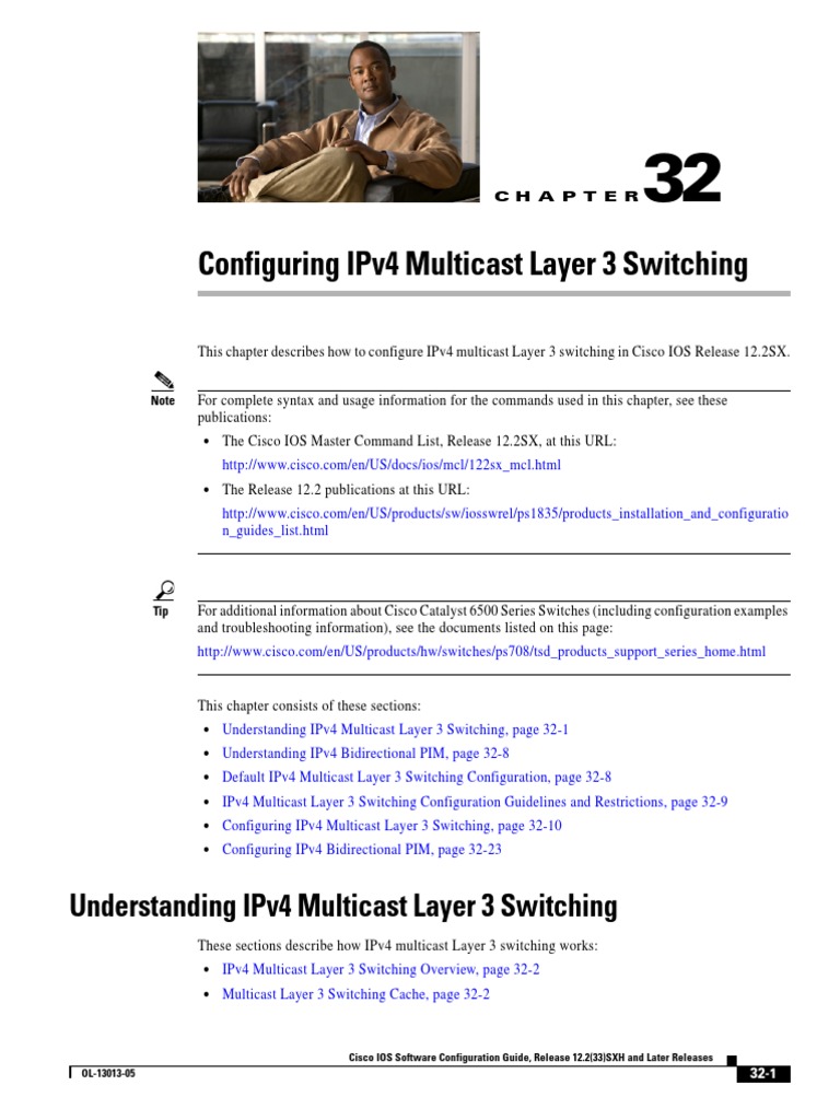 Configuring ipv4 multicast layer 3 switching download free pdf