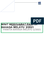 Minit Mesyuarat Panitia Bahasa Melayu 2_2021