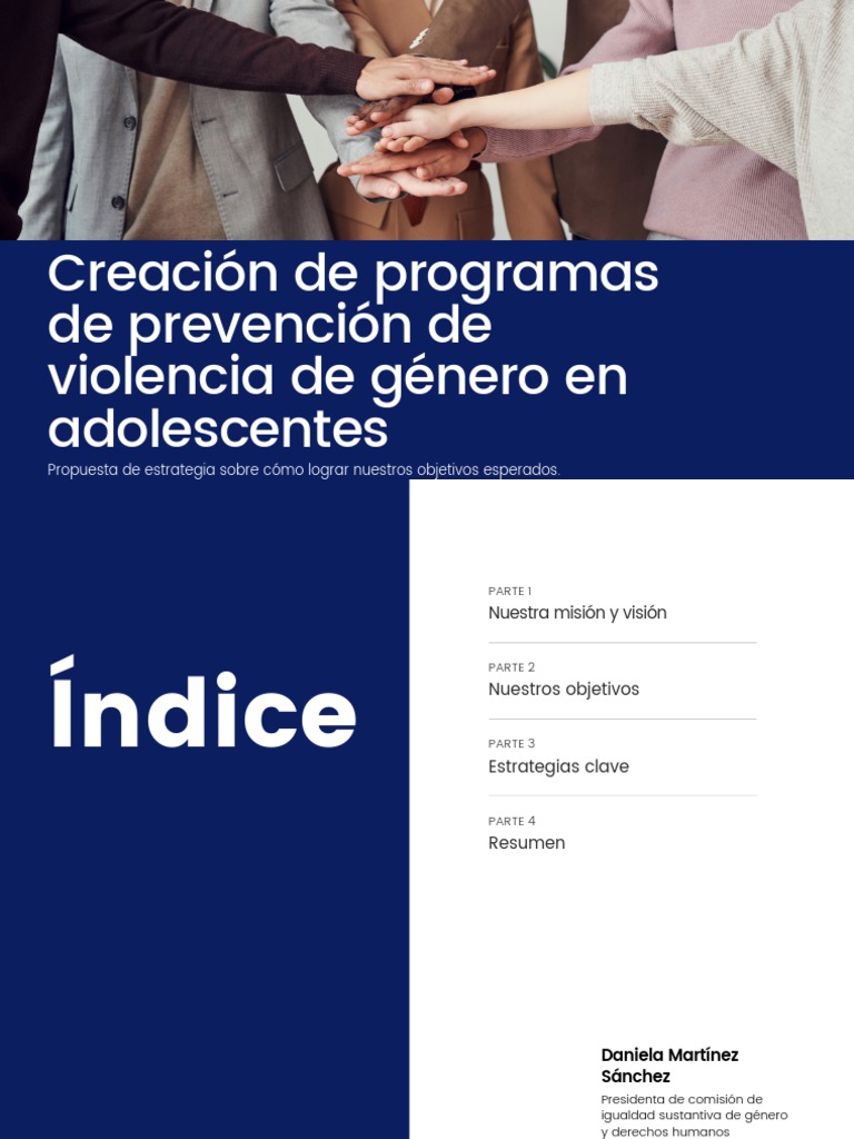 Prevención de Violencia de Género Juvenil | PDF | Violencia | Adolescencia
