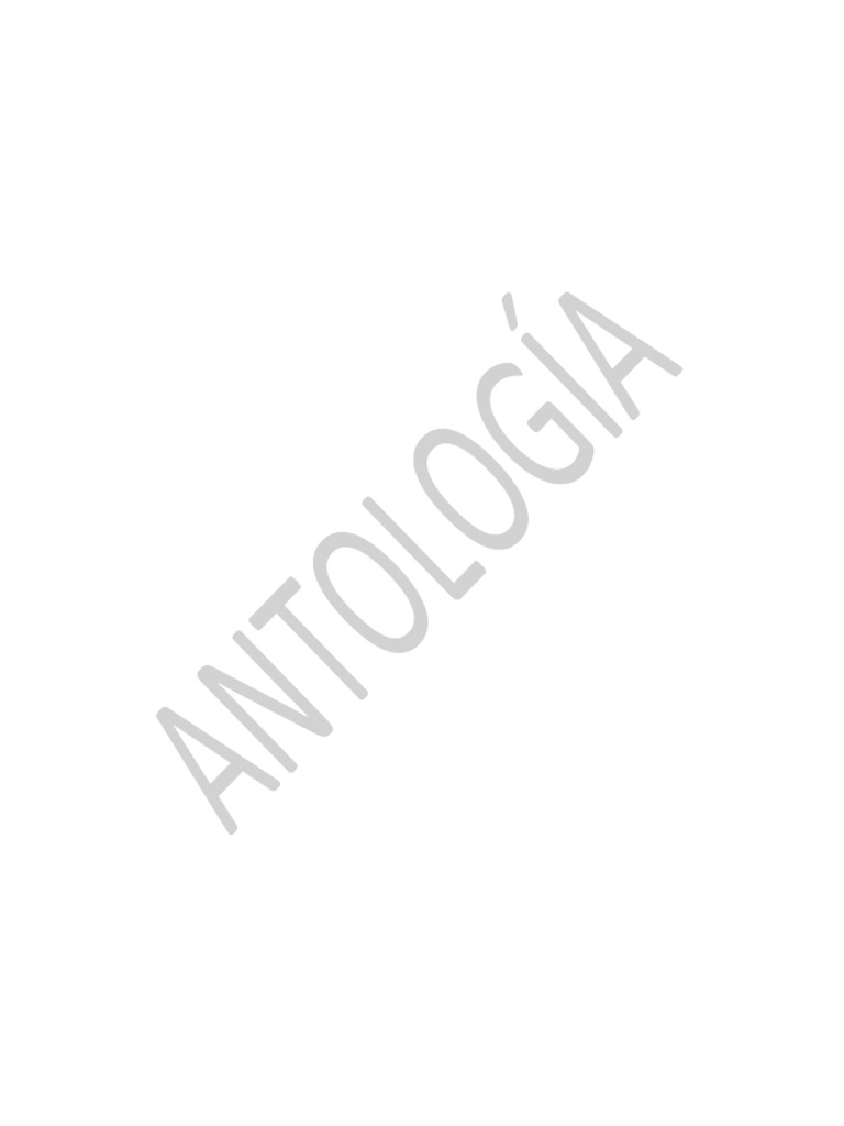 ANTOLOGÍA | PDF