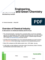 (Lec1) Introduction To Green Chemistry and Chemistry