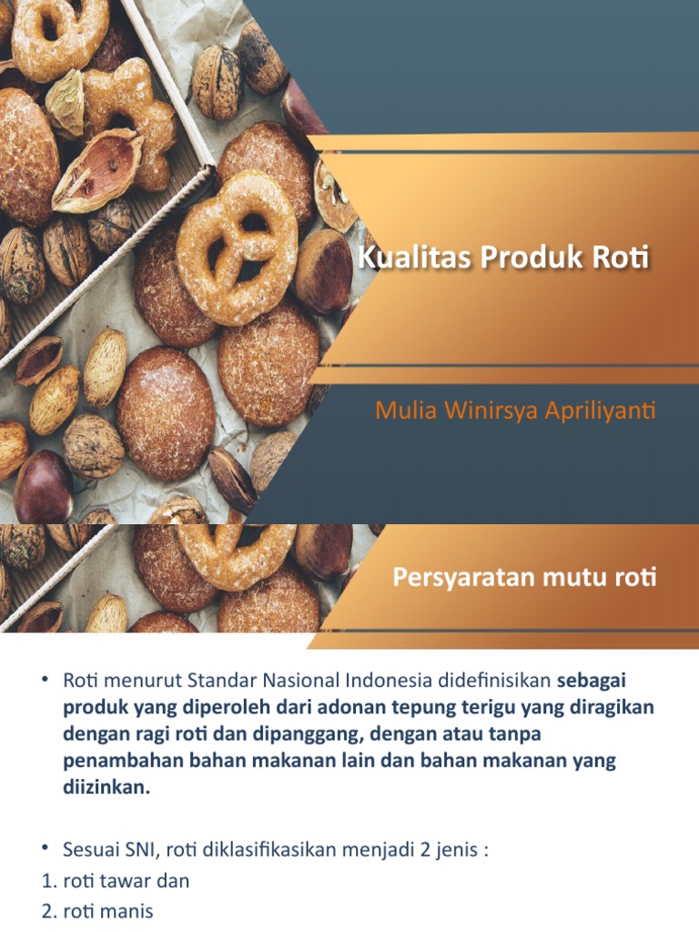 Kualitas dan Proses Pembuatan Roti | PDF