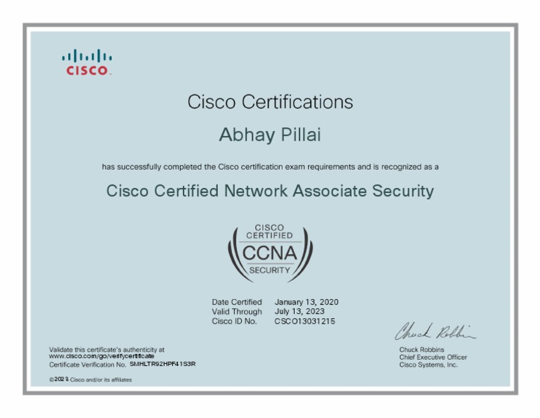 Cisco Certified Network Associate Security | PDF | Computers ...
