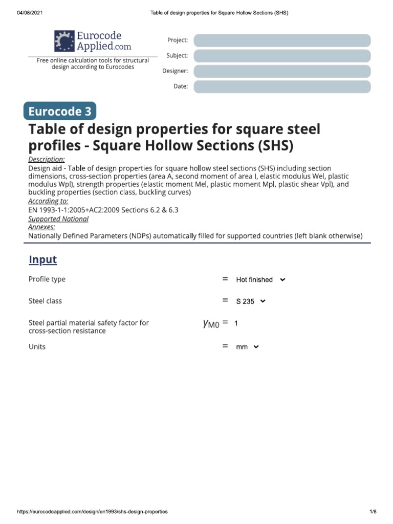 Steel Properties PDF