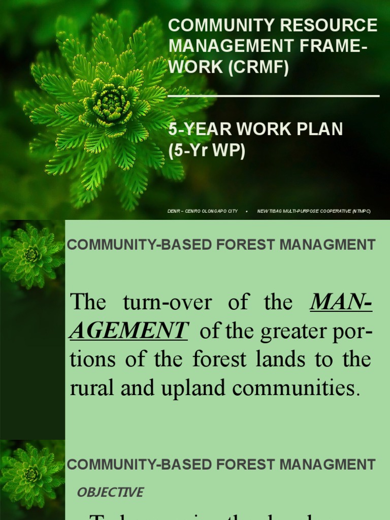 Community Resource Management Framework | PDF | Earth Sciences ...