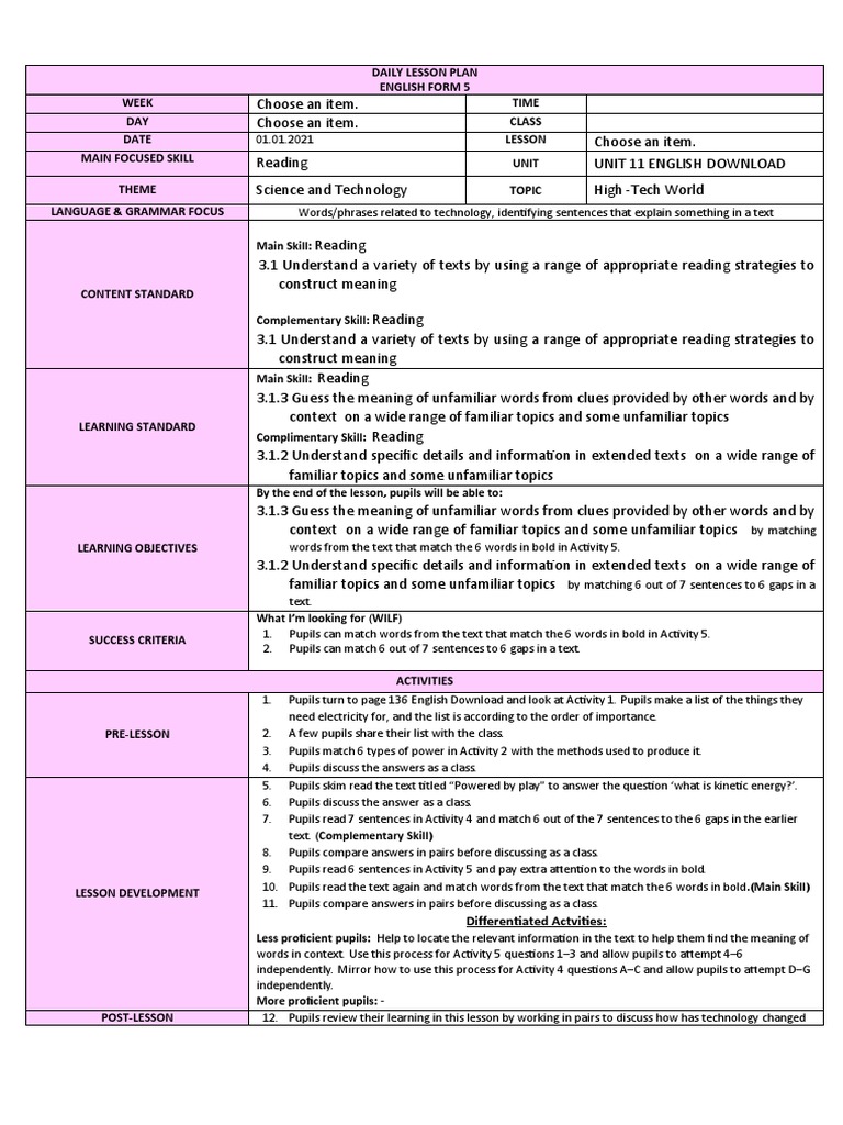 class 7 english unit 11 reading i