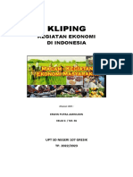 KLIPING Kegiatan Ekonomi Di Indonesia 2