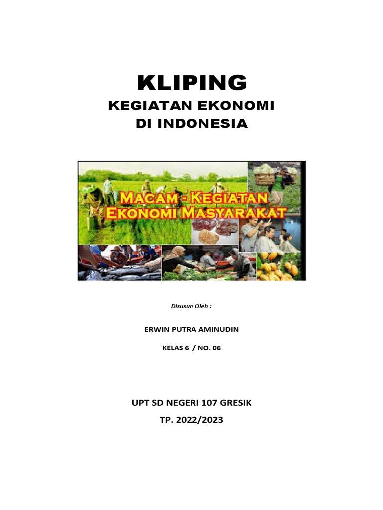 KLIPING Kegiatan Ekonomi Di Indonesia 2 | PDF