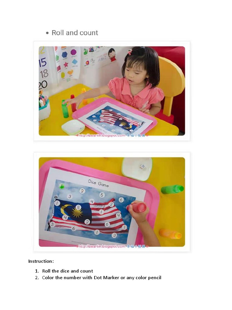 3b (II) Dice Game Instruction PDF