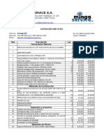 Cotización MingaService