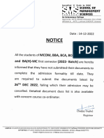 Document Notice