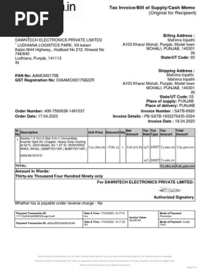invoice