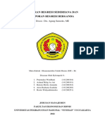 Laporan Regresi Sederhana Dan Berganda - Kelompok 6 (EM-B)