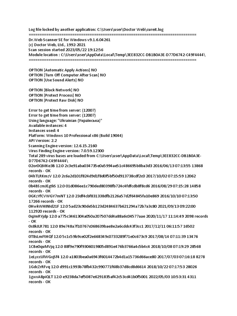 Log File Locked By Another PDF