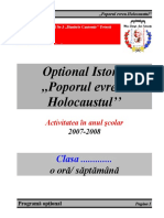 Programaoptional Poporulevreu - Holocaustul