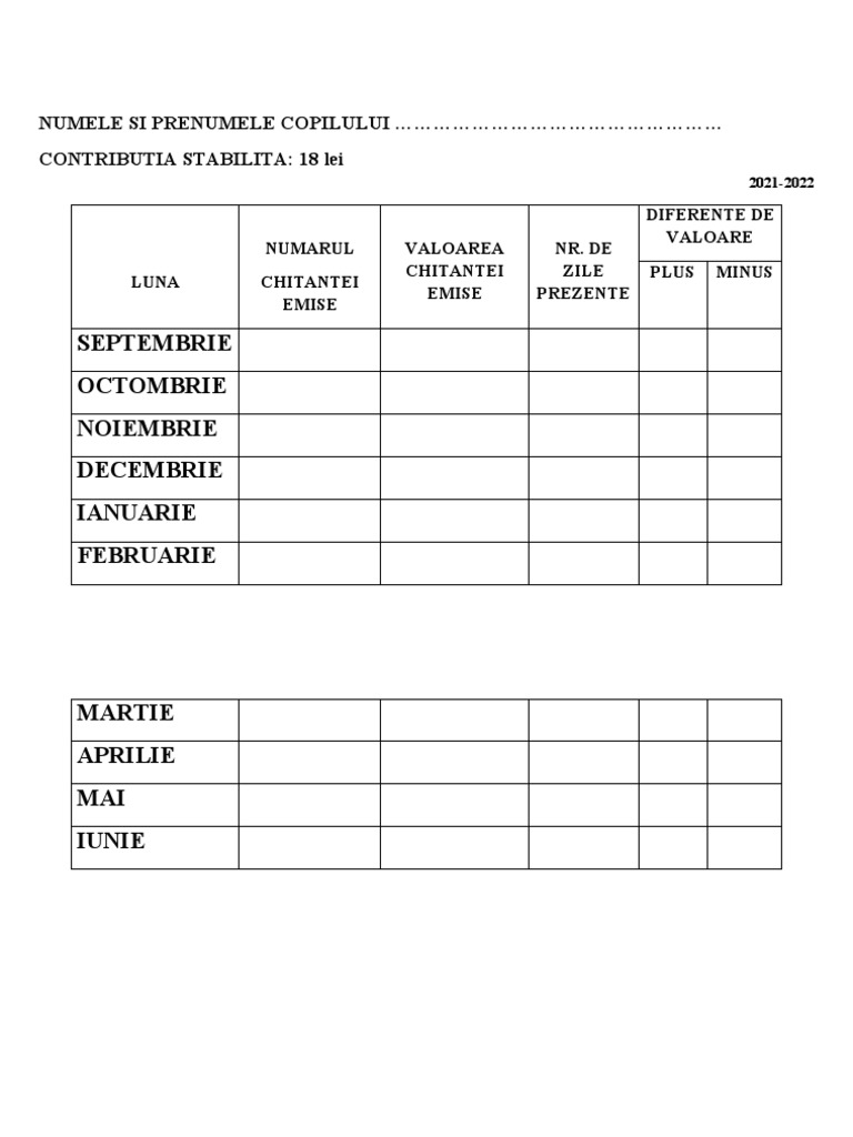 Borderou Model | PDF
