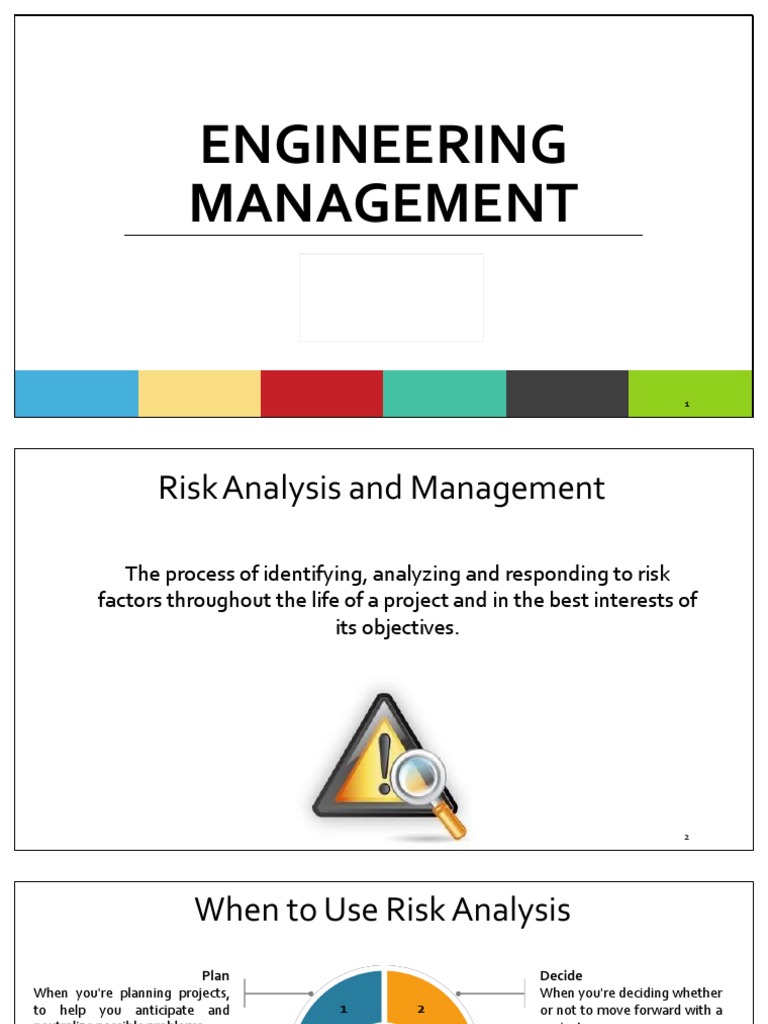 07 Engineering Management - Risk Management Analysis | PDF | Risk ...