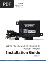 W222 Multibeam LED Headlights Retrofit Adapter