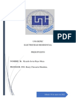 Presupuesto de Materiales Eléctricos - 094534