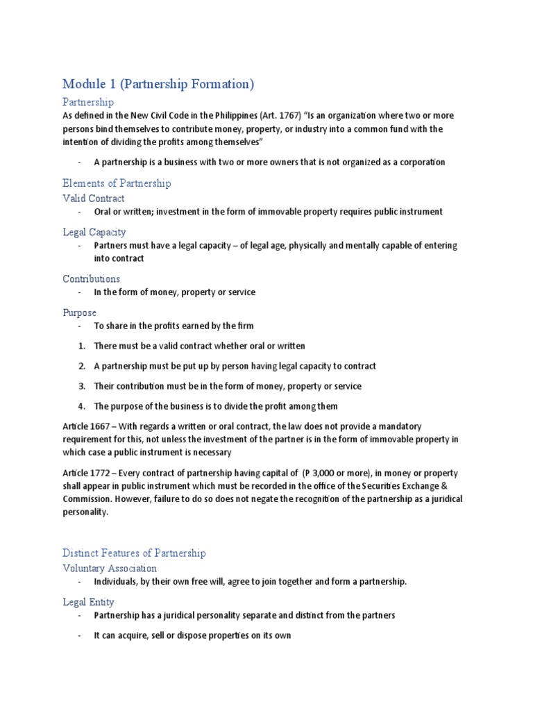 Partnership Formation and Capital Accounts | PDF | Partnership | Debits ...