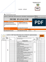 Fiche D'Analyse: Agence Comptable Principale de L'Inp-Hb de Yamoussoukro