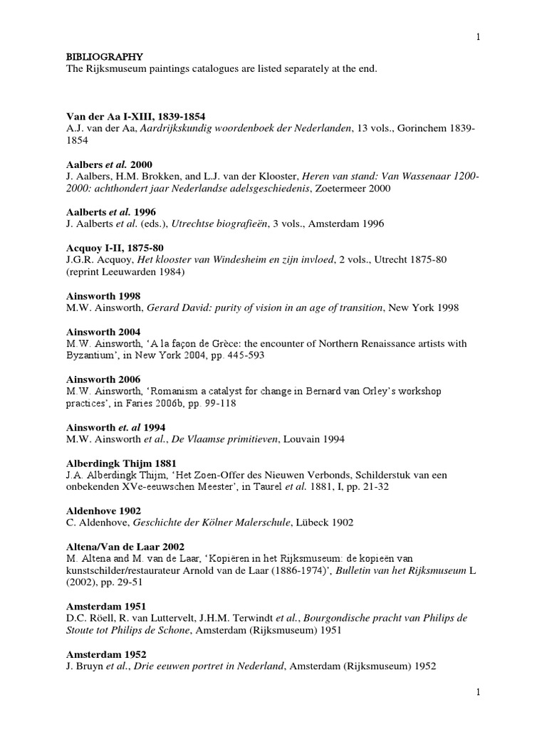 Definitieve Biblliografie VN I PDF