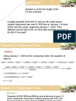 2.2 and 2.3 Unknown Time and Interest Rate