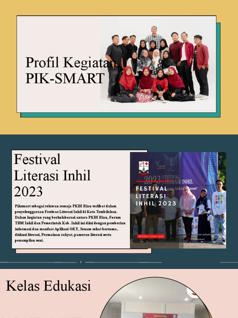 Kegiatan PIK-SMART Festival Literasi Inhil 2023 | PDF