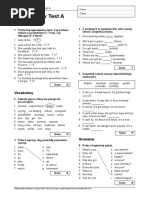 End of Book Tests A and B