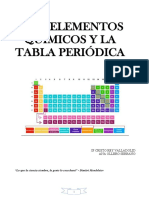 Los Elementos Químicos y La Tabla Periódica