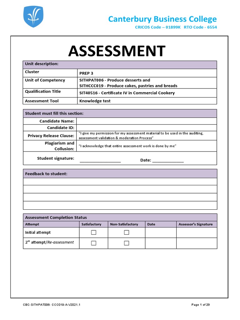 Aspiring Culinary Students Guide | PDF | Desserts | Cakes