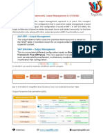 BRF + (Business Rule Framework) Output Management in S/4 HANA